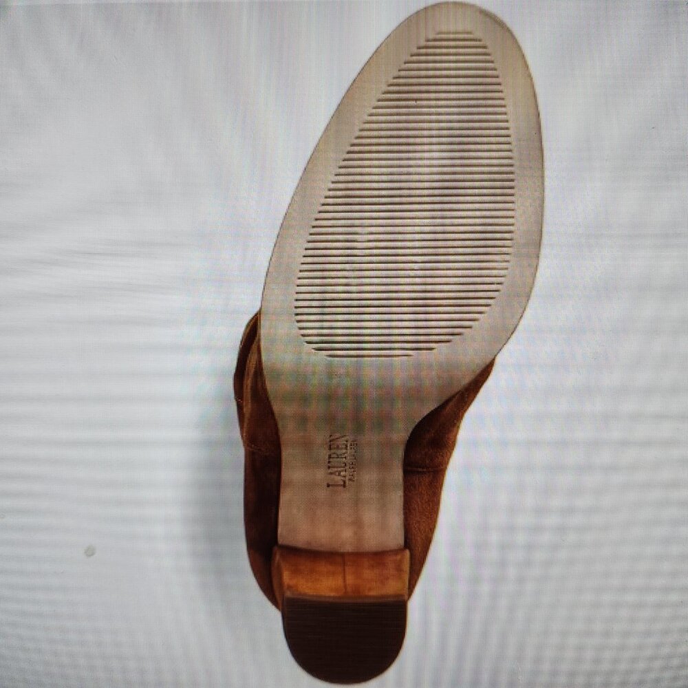 Lauren Ralph Lauren " Artizan II" Suede Mid Shaft Boots. NIB. Size 9 - Picture 5 of 12